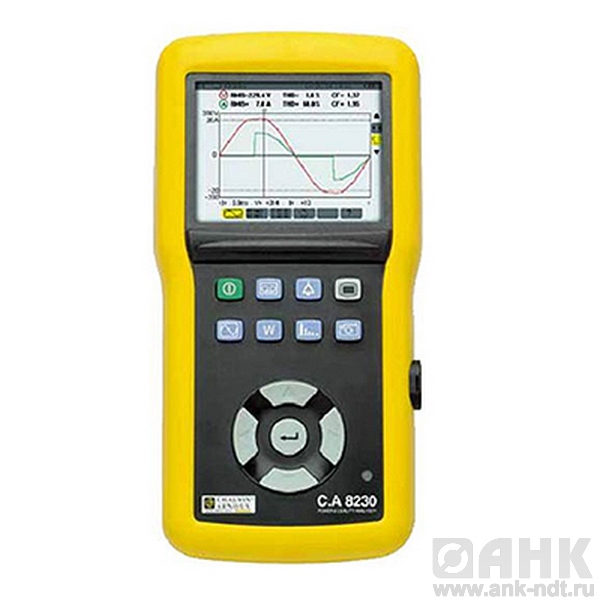 Однофазный анализатор мощности и качества электросети С.А 8220
