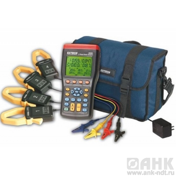 3-х фазный анализатор мощности/регистратор на 1000А Extech 382091