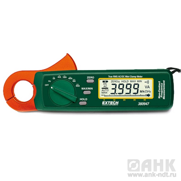 Токоизмерительные TRUE RMS мини клещи Extech 380947 на 400А