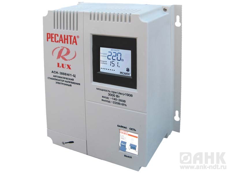 ACH-8000Н/1-Ц однофазный цифровой настенный стабилизатор