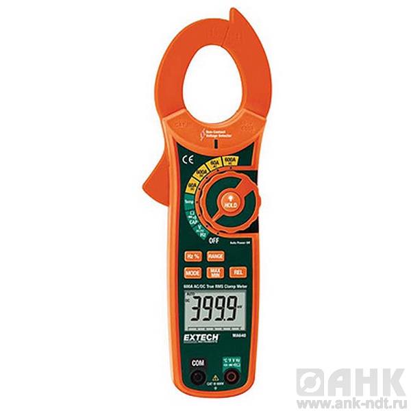 Токоизмерительные TRUE RMS клещи Extech MA640 на 600А + бесконтактный детектор напряжения