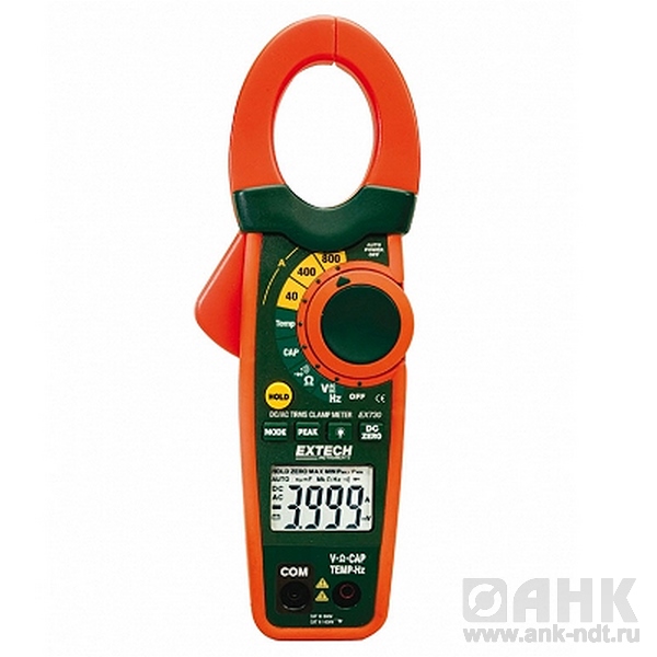 Токоизмерительные клещи TRUE RMS на 800А Extech EX730