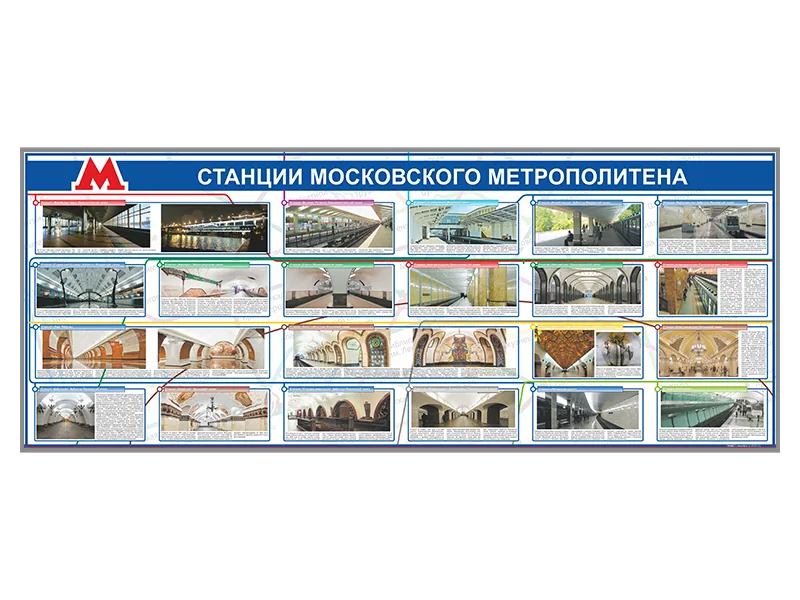 Стенд Зарница станции Московского метрополитена
