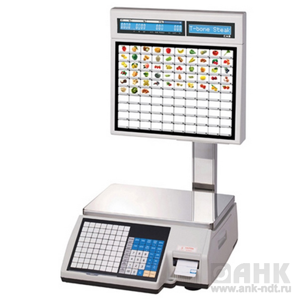 Весы торговые с печатью этикеток CAS CL5000-15IS
