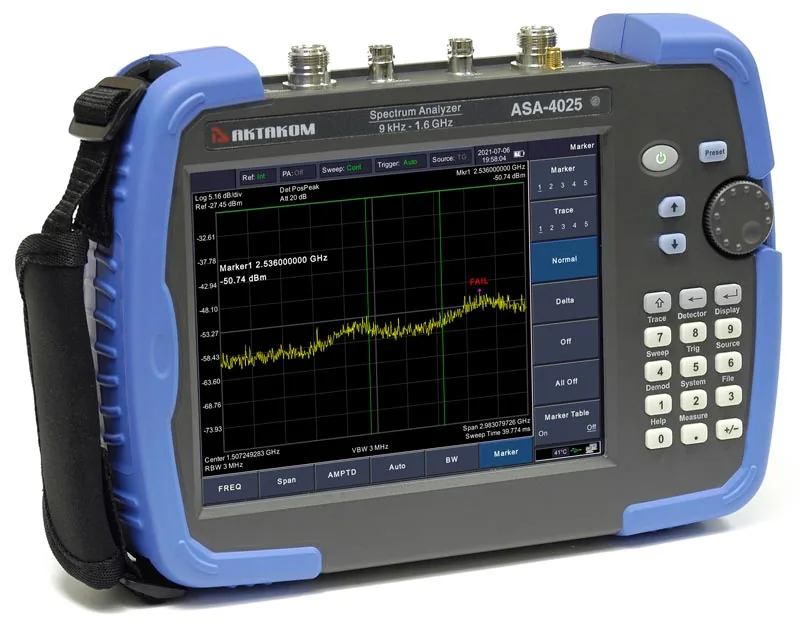 Анализатор спектра портативный АКТАКОМ ASA-4025