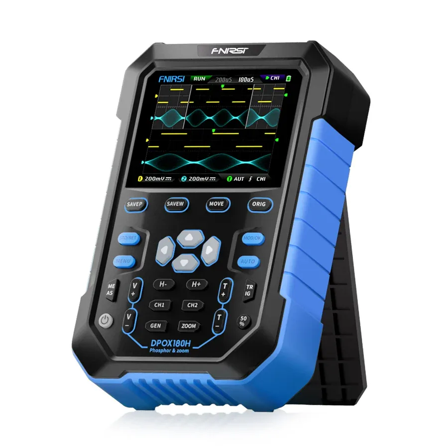 Осциллограф цифровой фосфорный FNIRSI® DPOX180H 2-в-1 180 МГц 500 Мвыб/с